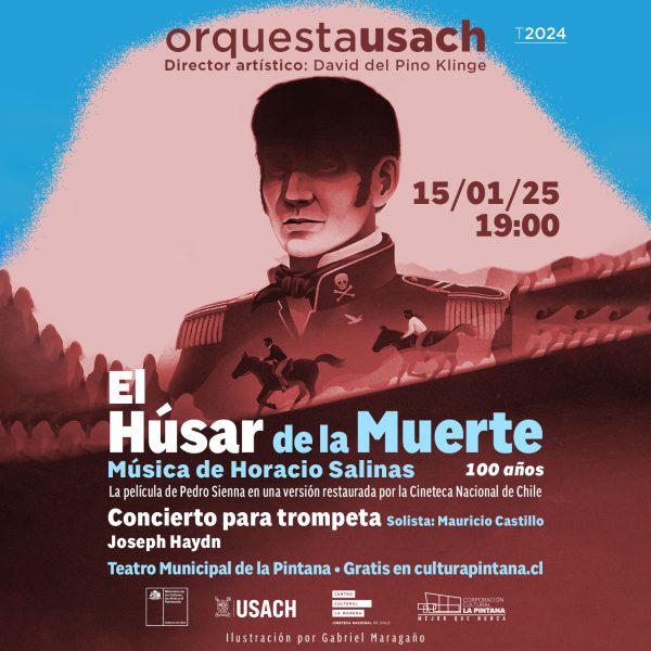 Orquesta Usach musicaliza en vivo El Húsar de la Muerte